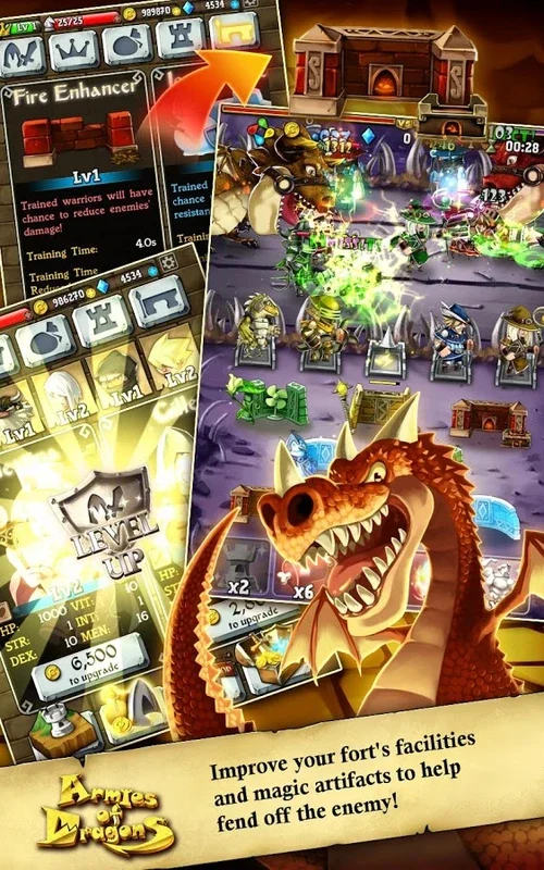 Armies of Dragons for Android - Strategic Kingdom Defense