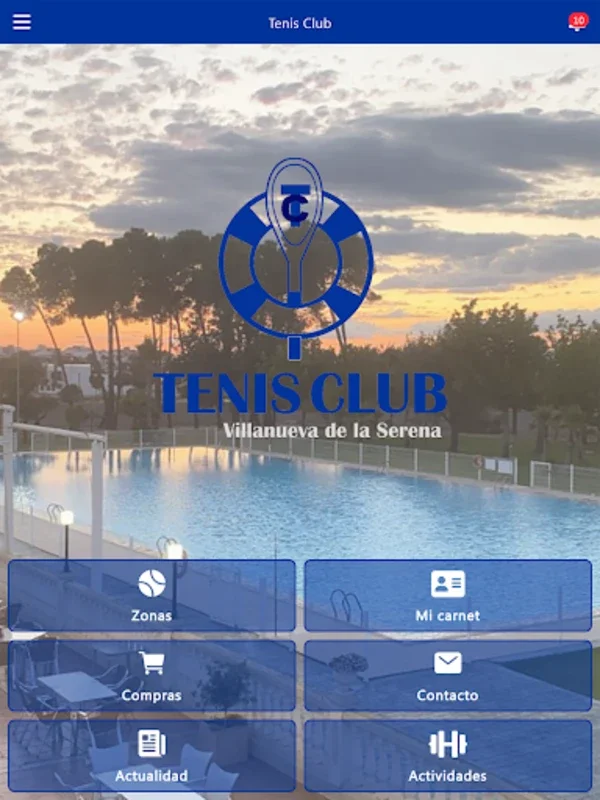 Tenis Club Vva de la Serena for Android - Manage Fitness and Club Services