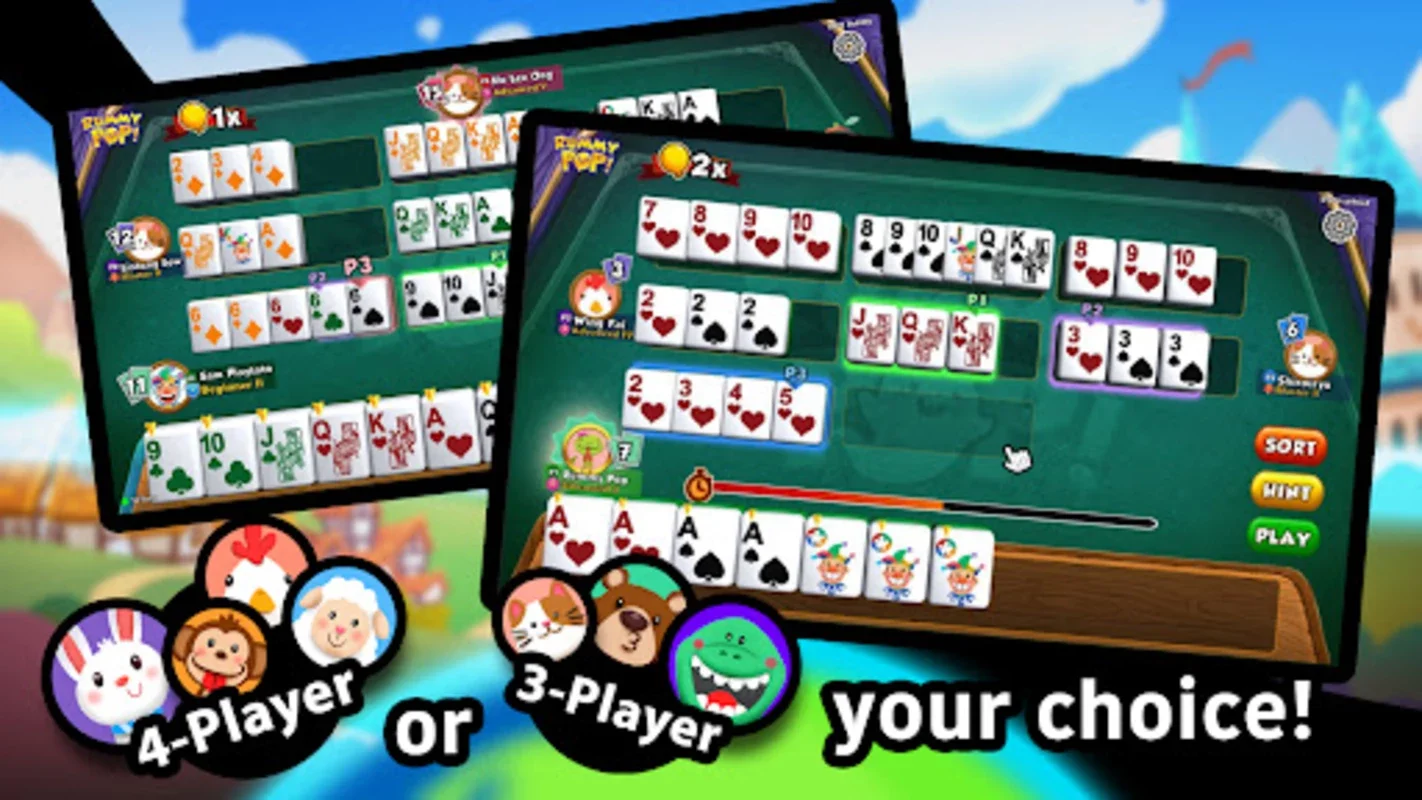 Rummy Pop! Lami Mahjong for Android - No Downloading Required