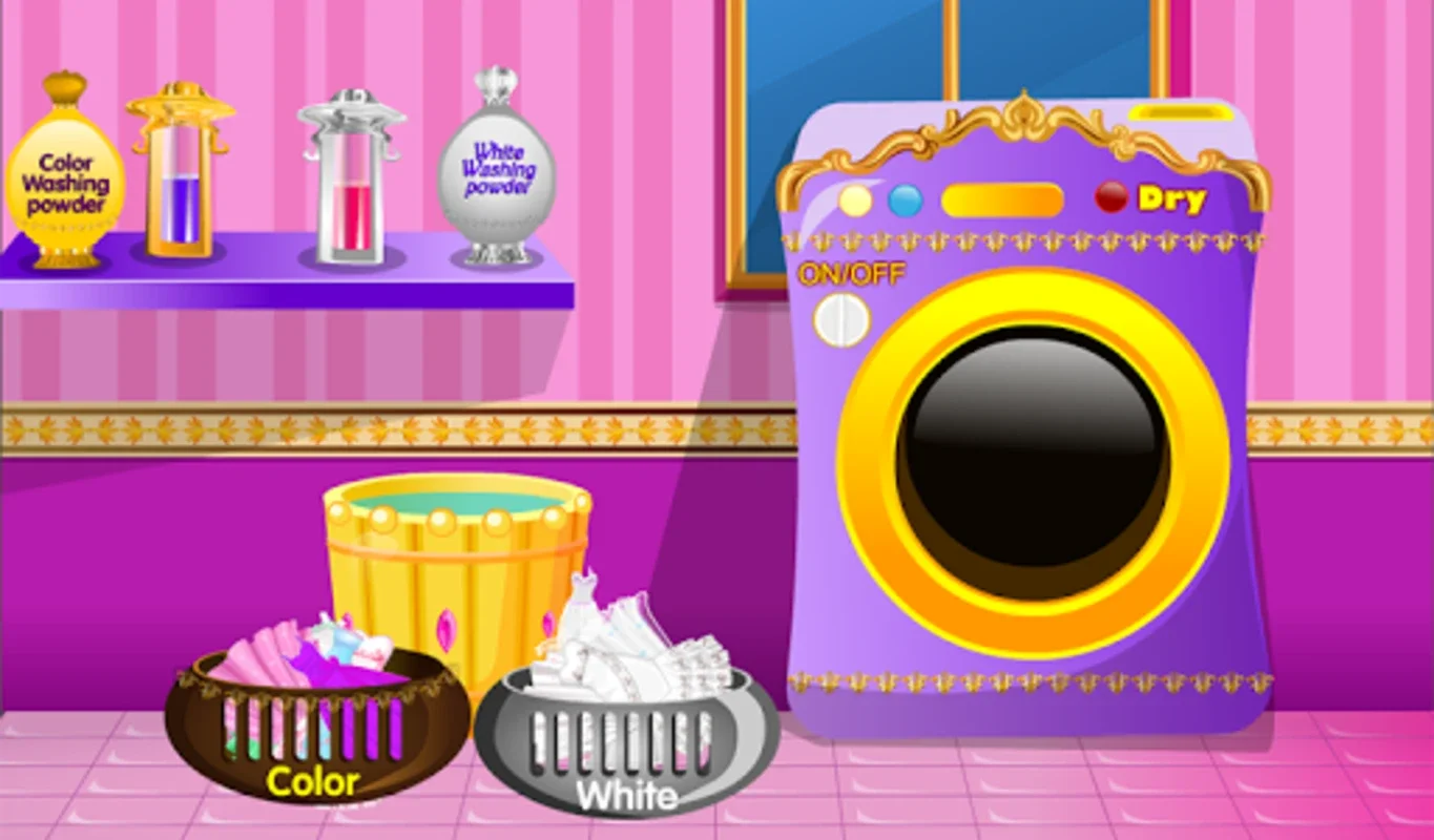 PrincessWashLaundryGirlsGames for Android: Clean Up Fun