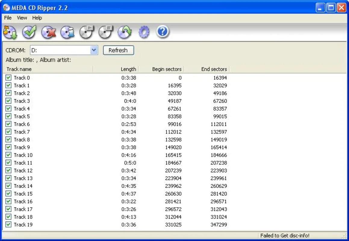 MEDA CD Ripper for Windows - Efficient CD Ripping