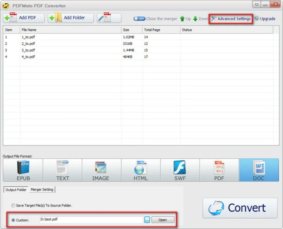 PDFMate PDF Converter Free for Windows - Convert PDF Files Easily