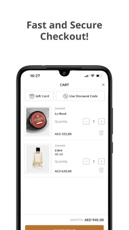 Zahaar for Android - Exclusive Niche Perfumes and Premium Services