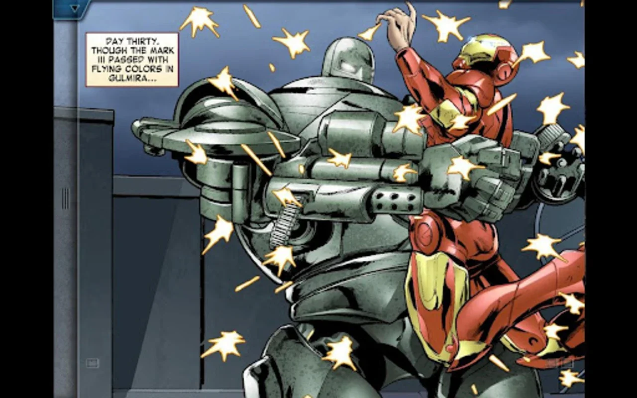 The Avengers-Iron Man Mark VII: Interactive Android Comic