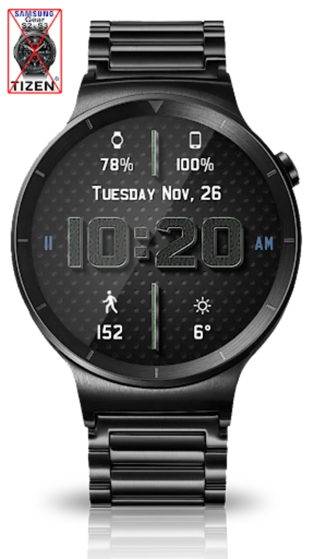 Chrome Leather HD Watch Face for Android: Stylish Customization