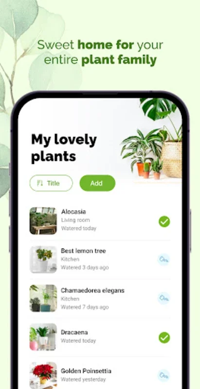 Lovely for Android - Manage Your Houseplants Easily