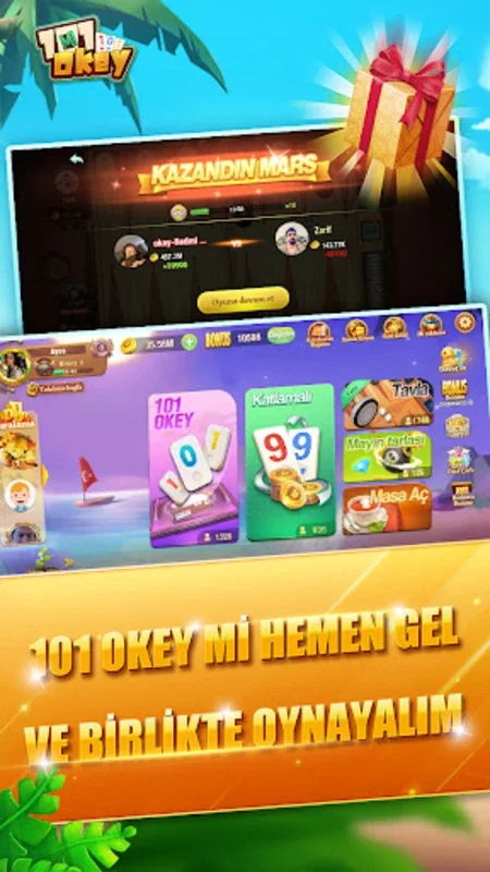 101 Okey Mi for Android - Enjoy Authentic Gaming