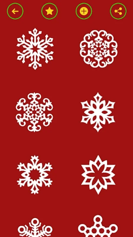 Cutting Snowflake From Paper for Android - Create Festive Snowflakes