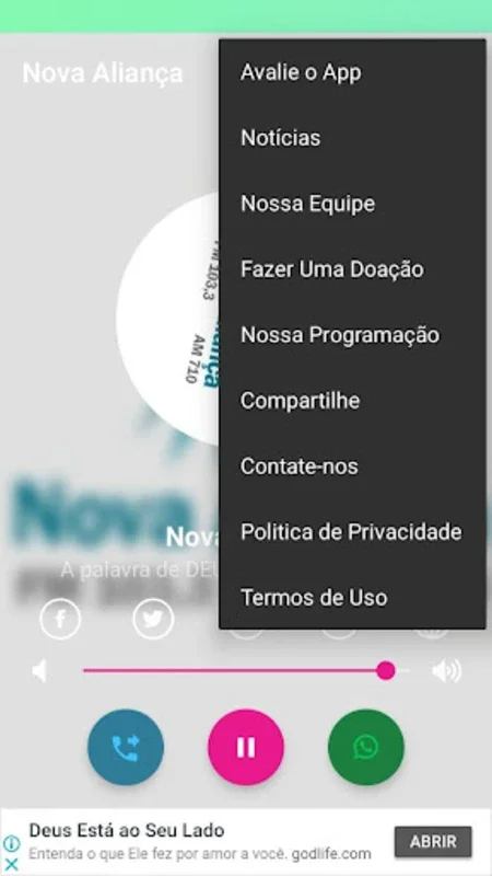 Rádio Nova Aliança for Android - Spiritual & Educational Audio