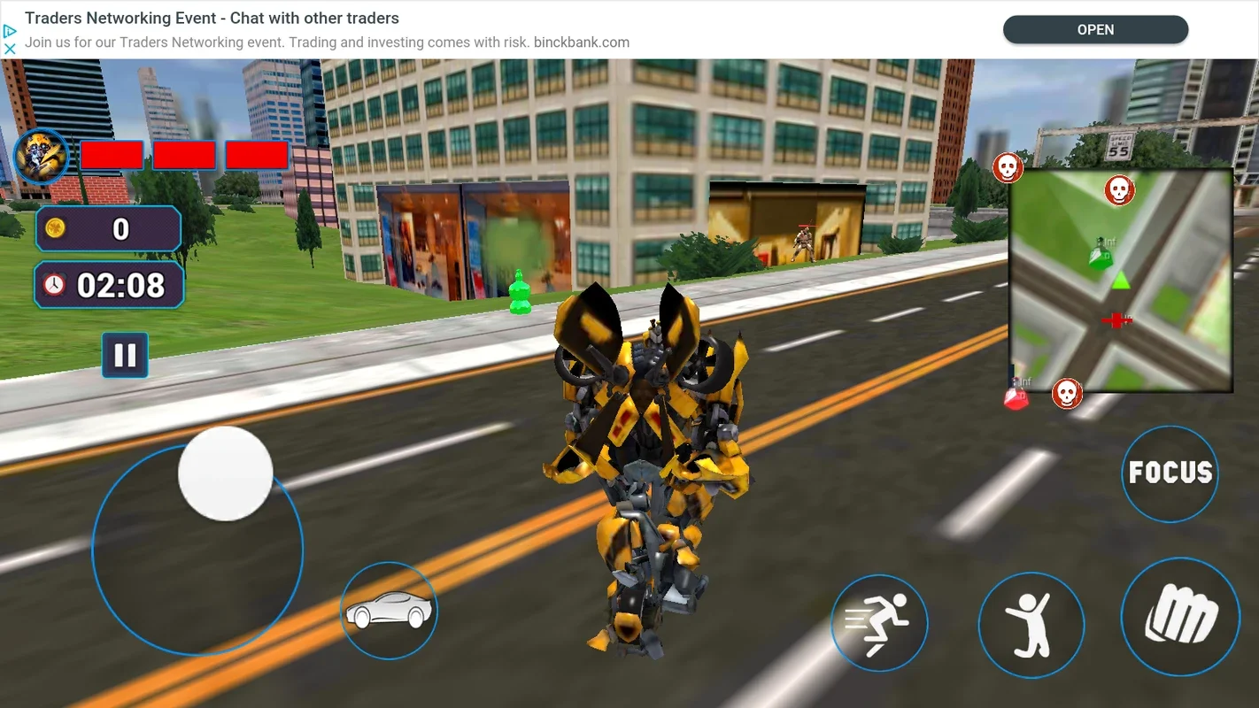 Grand Robot Car Transform 3D Game for Android: Action - Packed Adventure