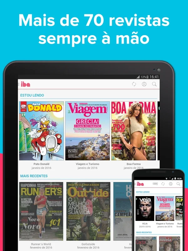 iba revistas for Android - Rich Content App