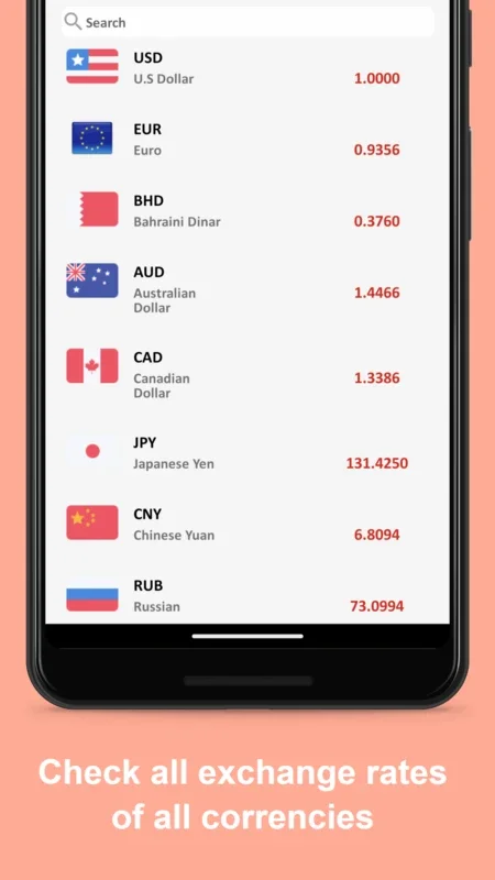 USD Dollar to Afghan Afghani for Android - Convert Currencies