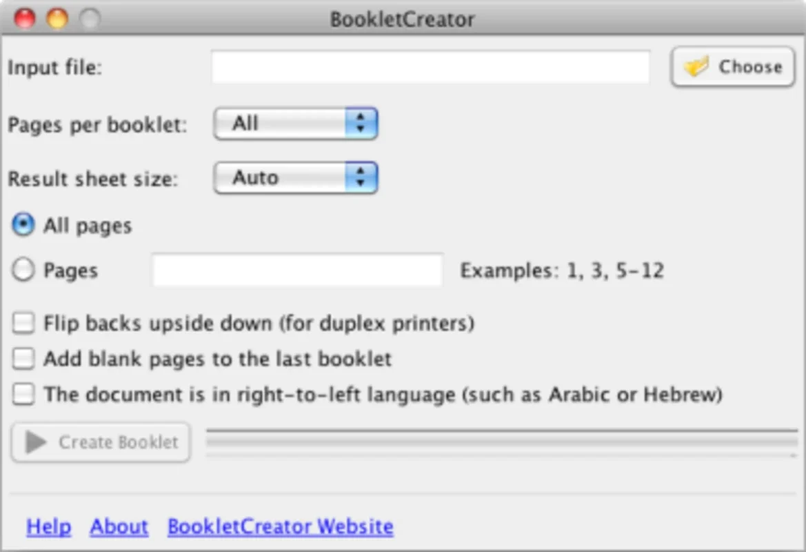 BookletCreator for Mac - Effortlessly Create Booklets from PDFs