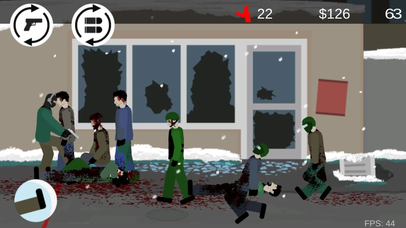 Flat Zombies: Cleanup and Defense for Android - No Download Needed