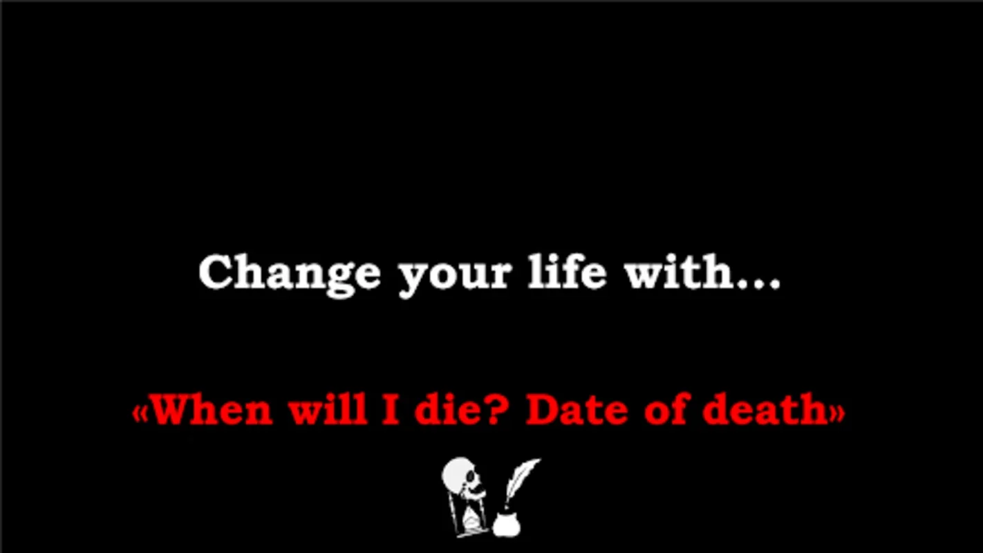 DeathTest for Android - Assess Life Expectancy