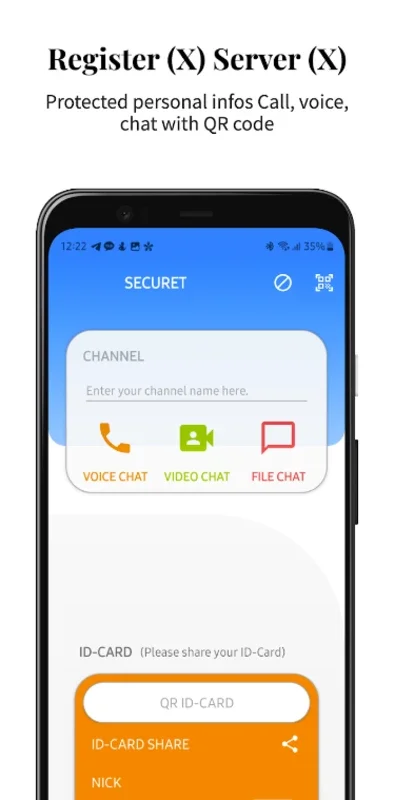 Securet for Communication for Android: Secure Video Calls and File Sharing