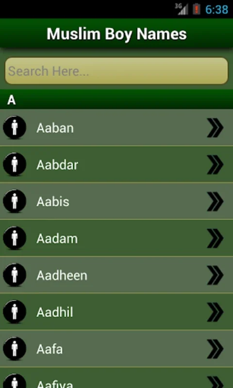 Islamic Baby Names & Meanings for Android - Rich Name Database