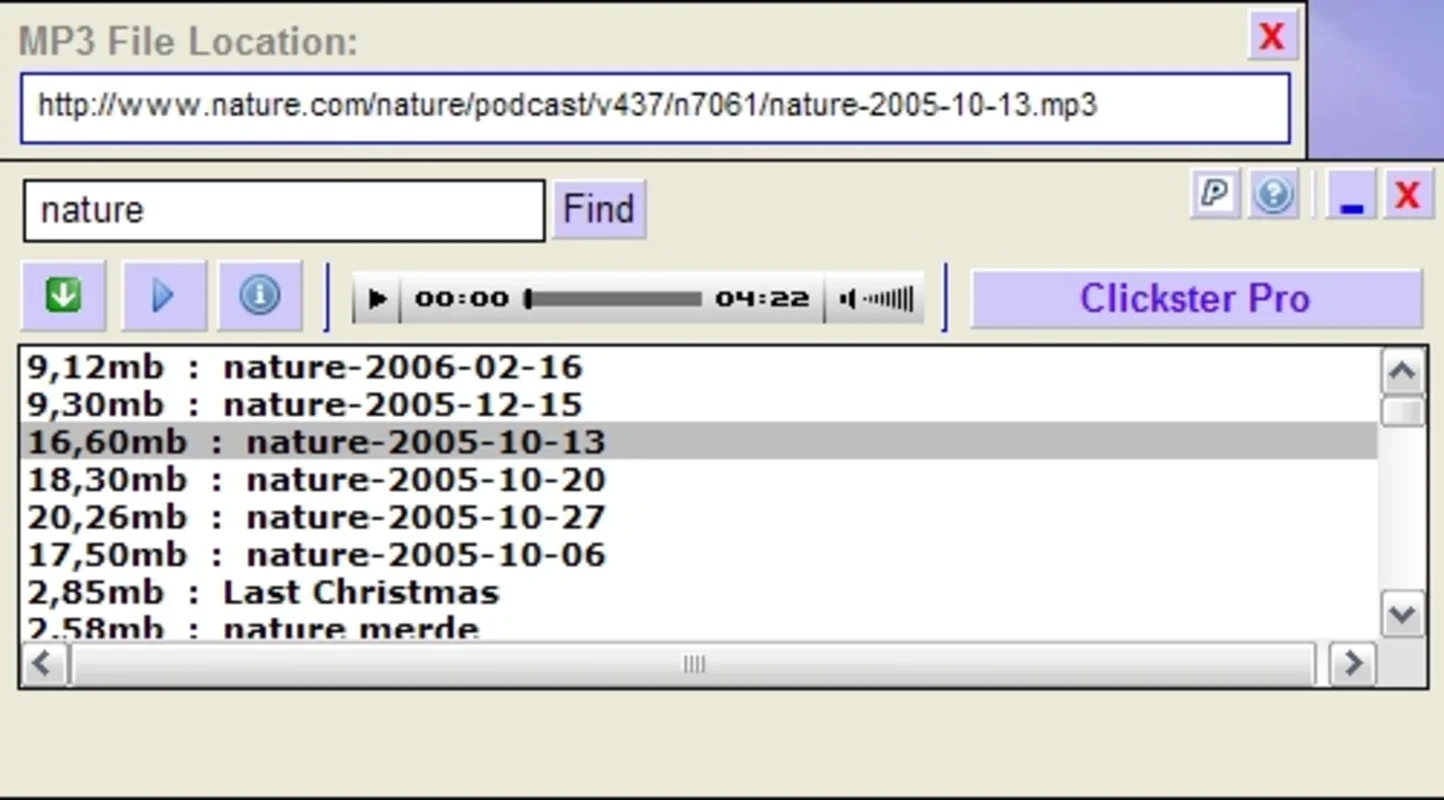 Clickster for Windows: Fast MP3 Downloads