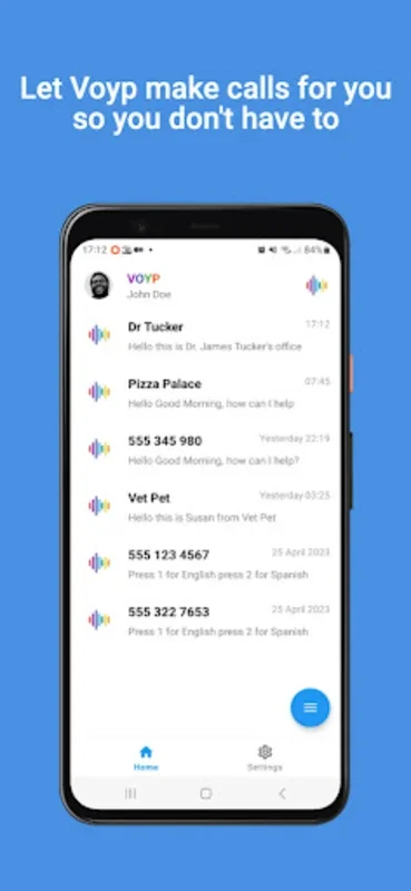 VOYP - Voice Over Your Phone for Android - Effortless Call Automation