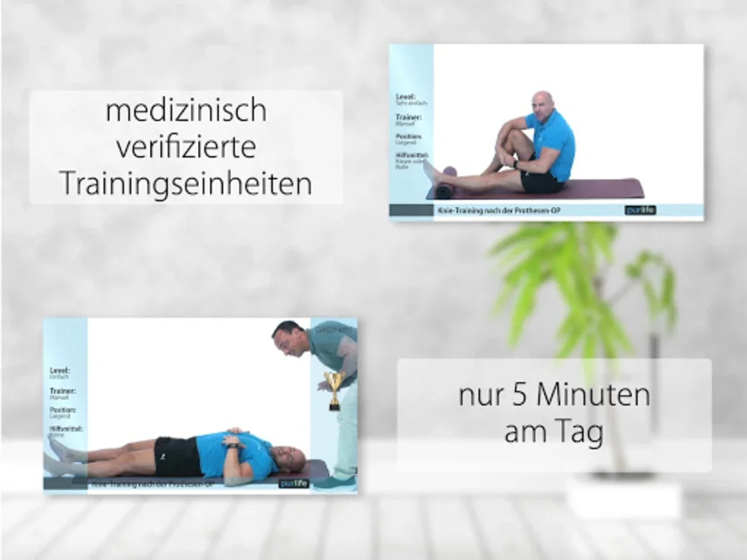 Knietraining nach Operation for Android - Efficient Knee Rehab