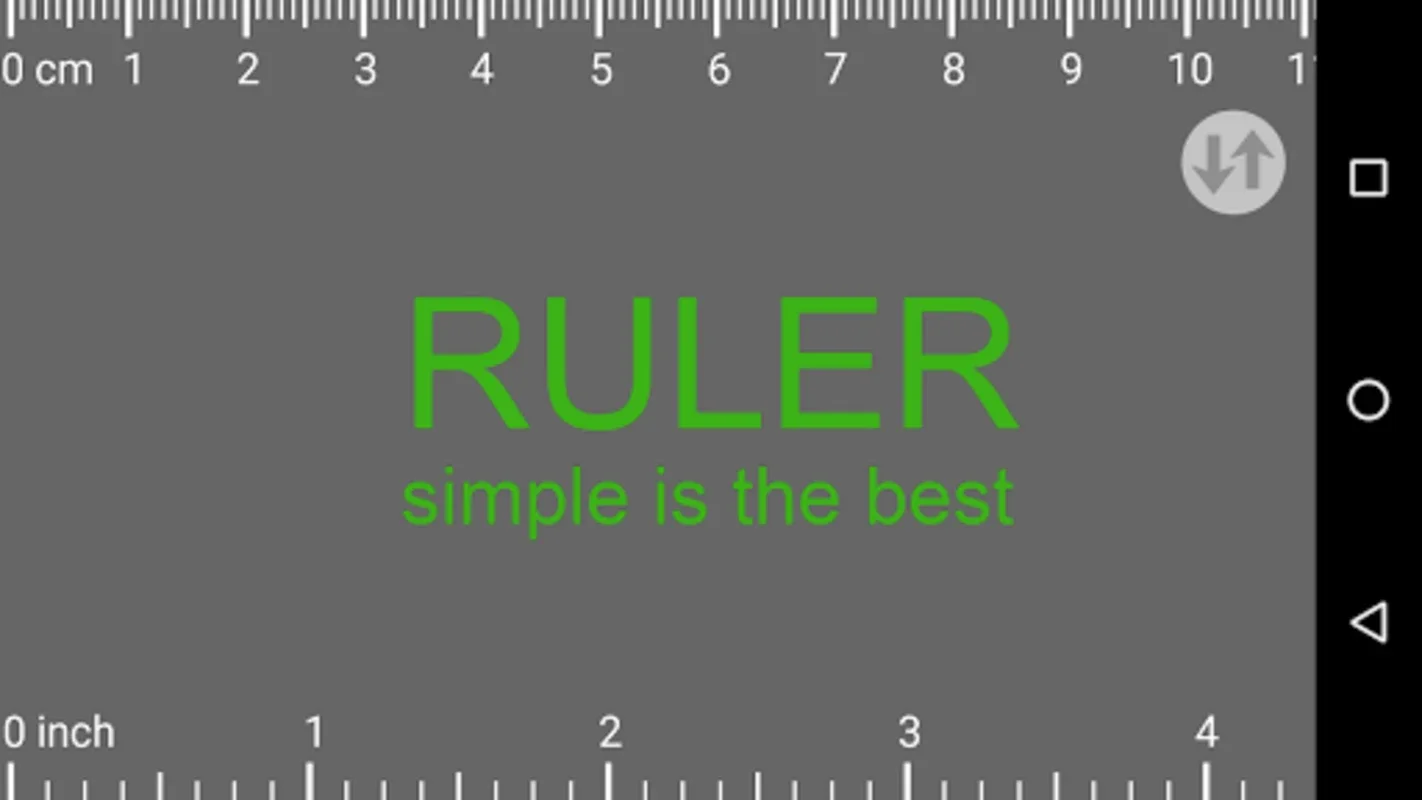 RULER for Android: Efficient Dual-Unit Measurement