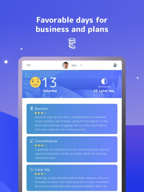 Daily Horoscope Lunar Calendar for Android - Astrological Insights