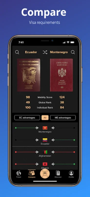 Passport Index for Android - Simplify International Travel