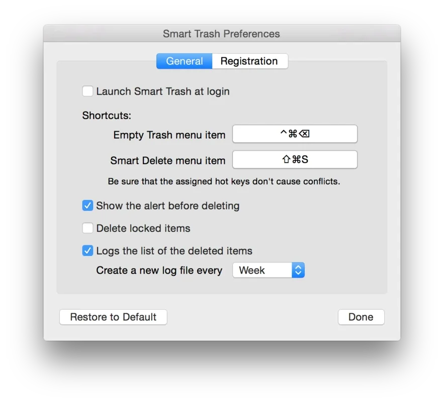 Smart Trash for Mac - Enhance Trashcan Functionality