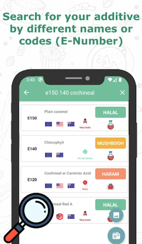 Scan Halal food-Additive haram for Android - No Downloading Required