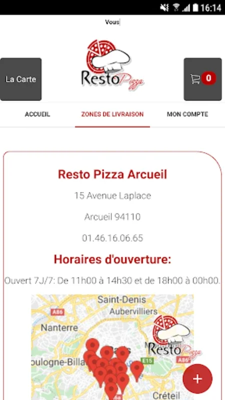 Resto Pizza for Android - Hassle - Free Pizza Ordering