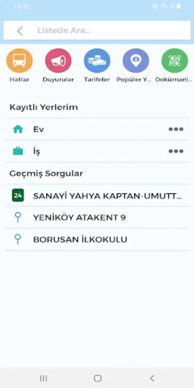 e-komobil for Android: Simplify Kocaeli Transit