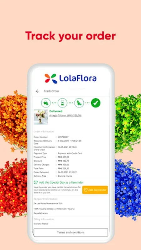 LolaFlora - Flower Delivery for Android: Effortless Flower Sending