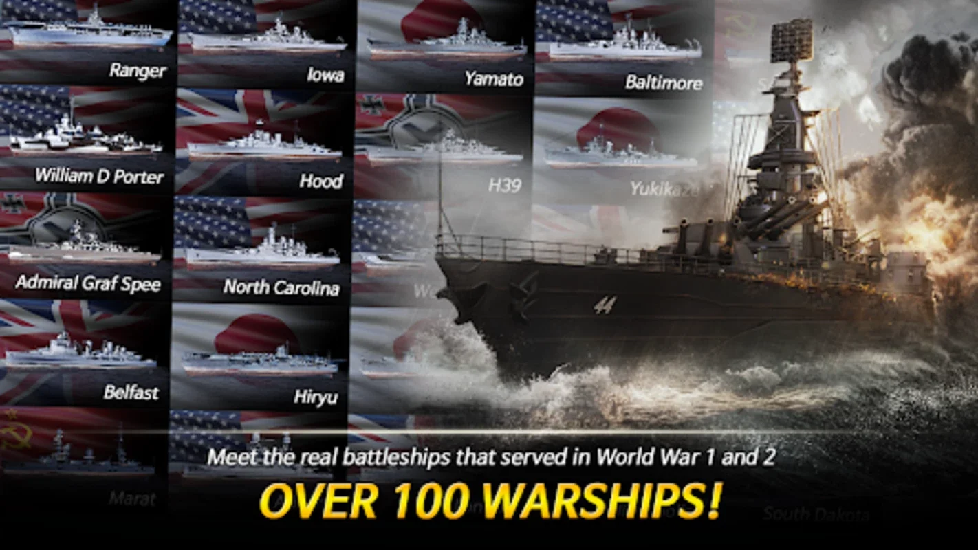 Warship Fleet Command: WW2 for Android - Intense Naval Warfare