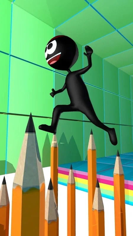 Stickman Run 4D for Android - An Action - Packed Multidimensional Adventure