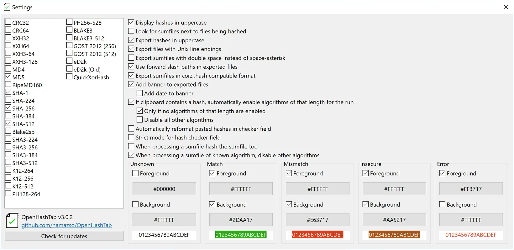 OpenHashTab for Windows - Easily Calculate and Verify File Hashes