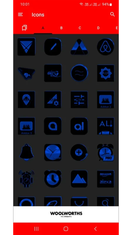 Black and Blue Icon Pack Free for Android: Enhance Your Device