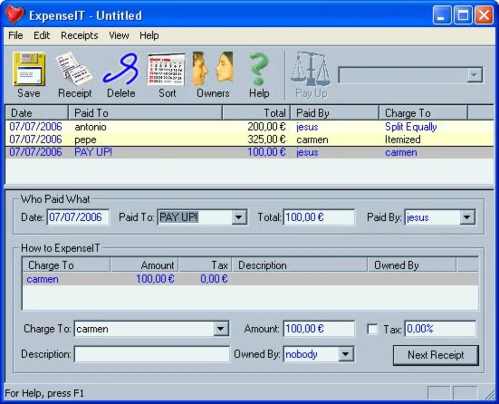 ExpenseIT for Windows - Simplify Expense Tracking