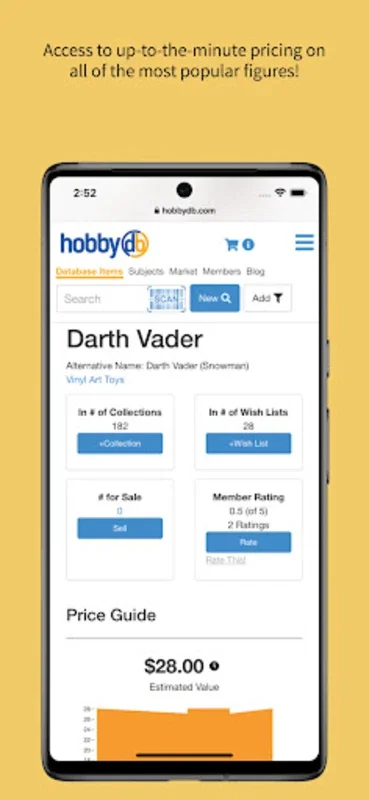 hobbyDB Vision for Android: Streamlined Collecting