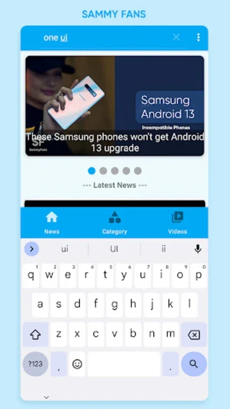 Sammy Fans for Android - Stay Updated with Samsung