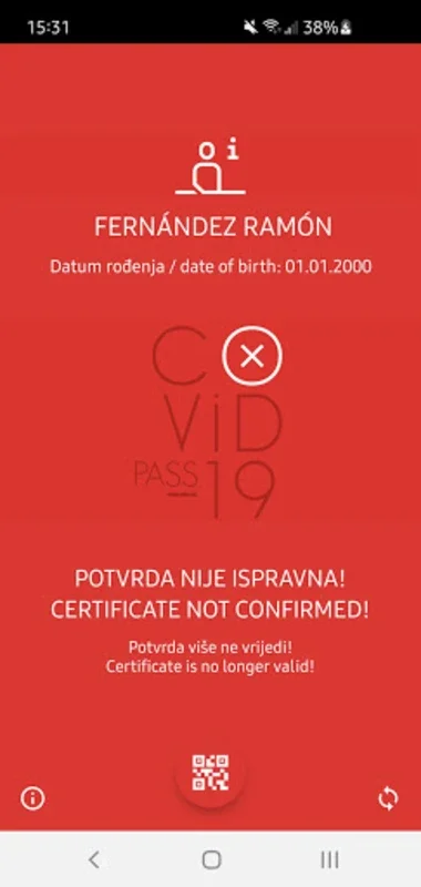 CovidGO for Android - Securely Verify COVID Certificates