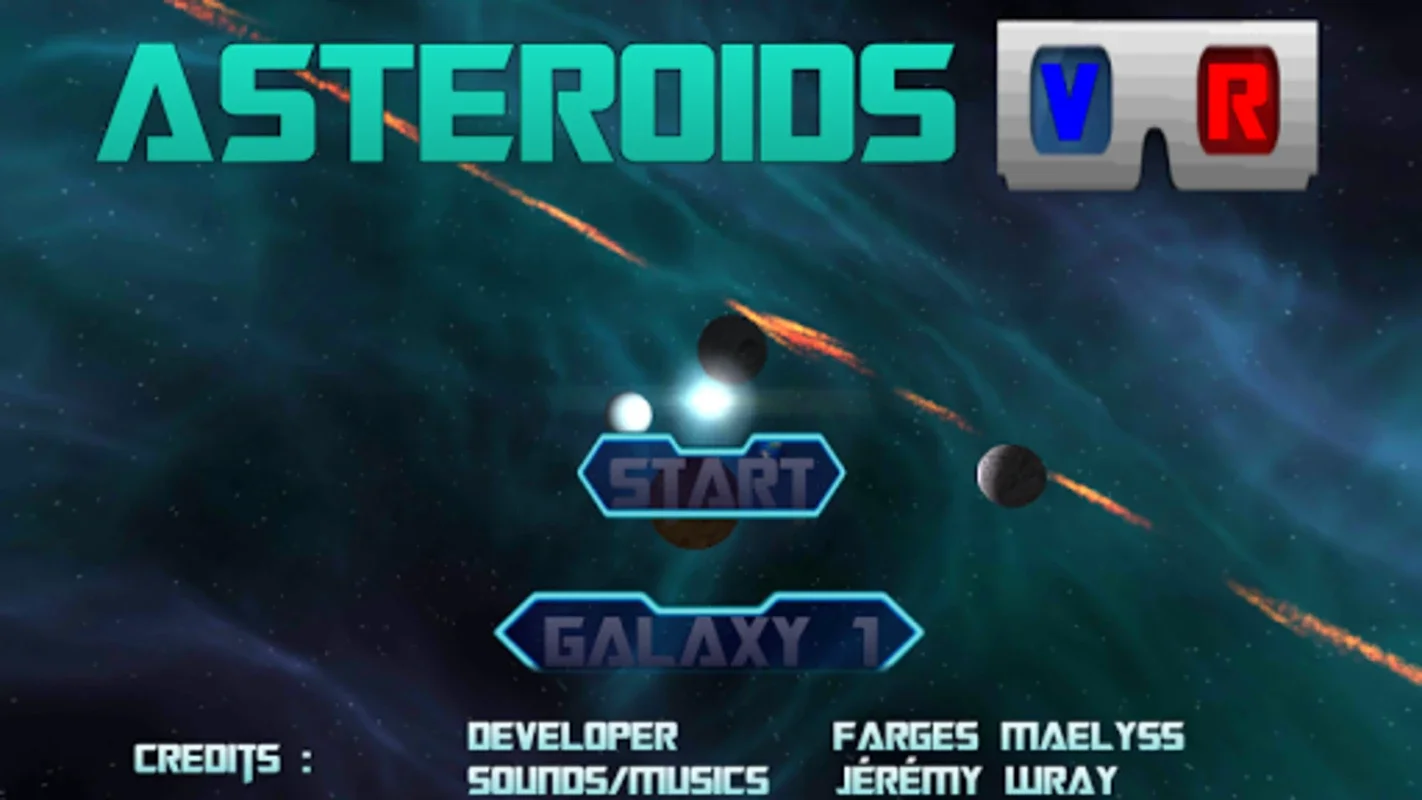 Asteroids for Android: Immersive Space Exploration