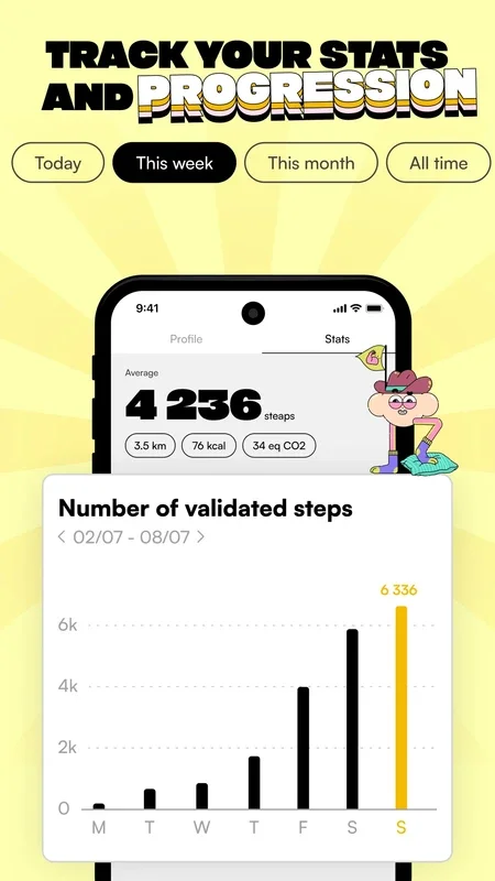 Macadam for Android - Rewards for Walking