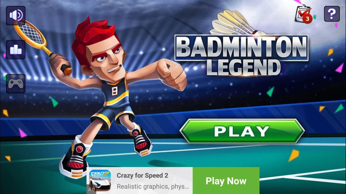 Badminton Legend 3D for Android: Show Athletic Skills