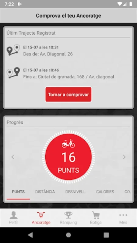 Joc Bicing for Android - Cycling with Rewards