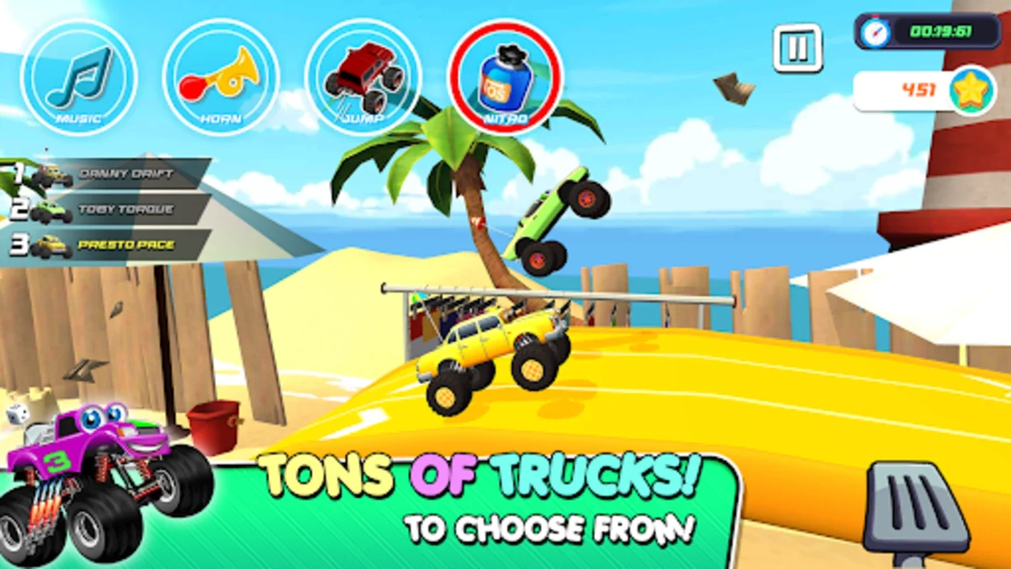 Monster Trucks Kids Game 3 for Android - Fun and Educational Racing