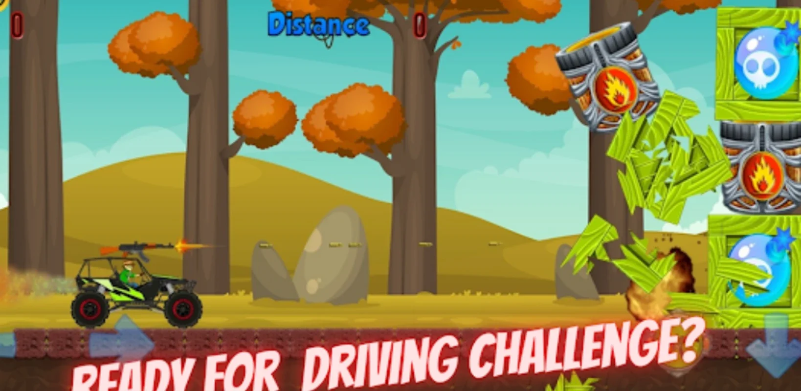 Downhill Racing Car Shooter for Android - Thrilling Racing Experience