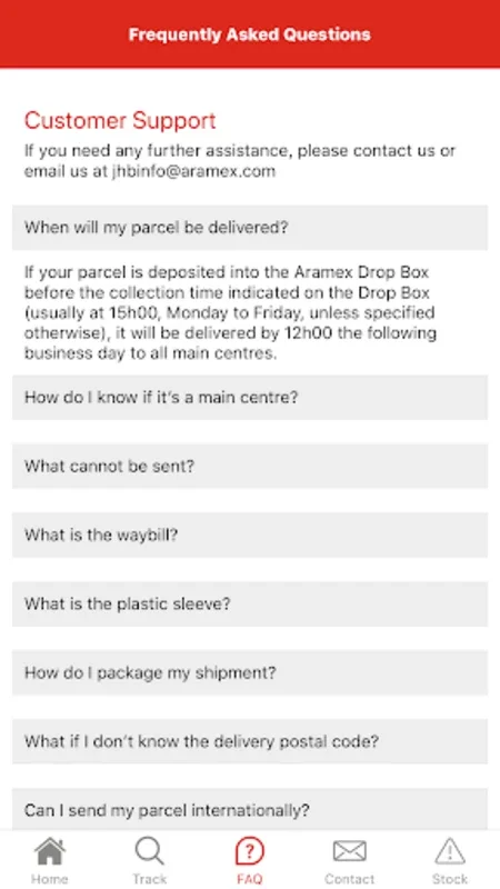 Aramex Drop Box for Android: Simplify Package Drop-Offs