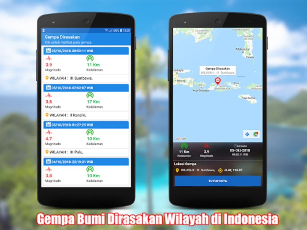 Info Gempa Bumi Terkini for Android - Real-Time Updates