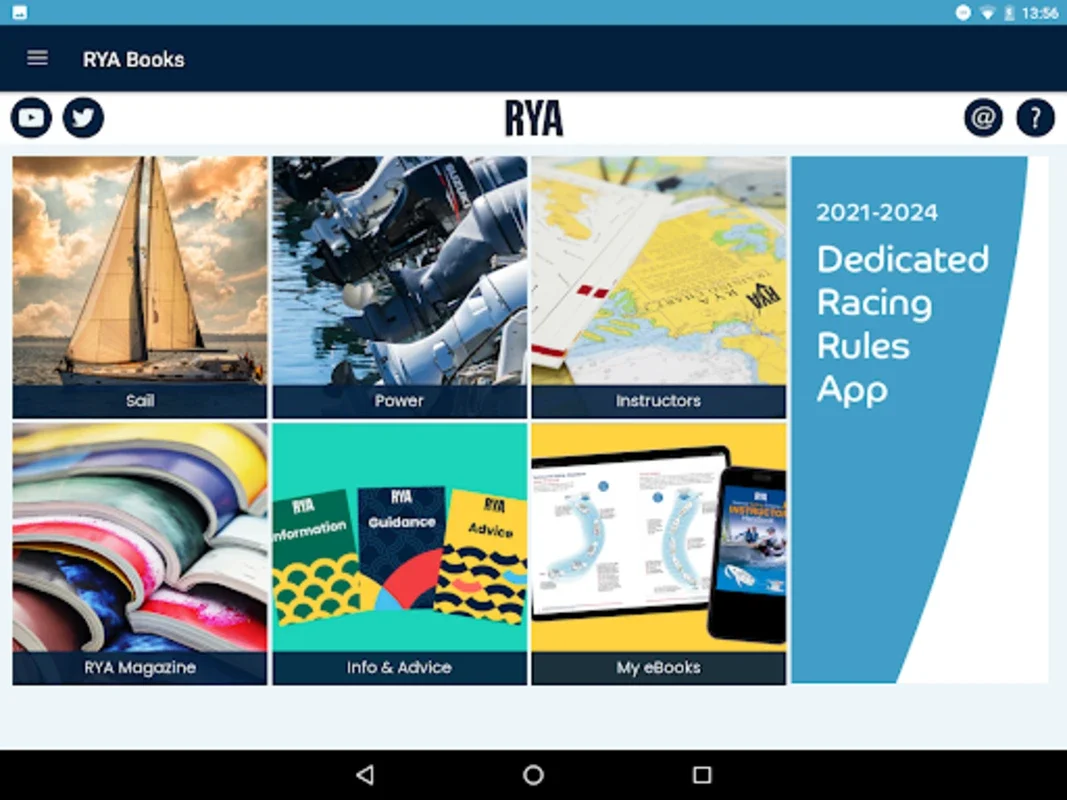 RYA Books for Android - An Interactive Maritime Learning App