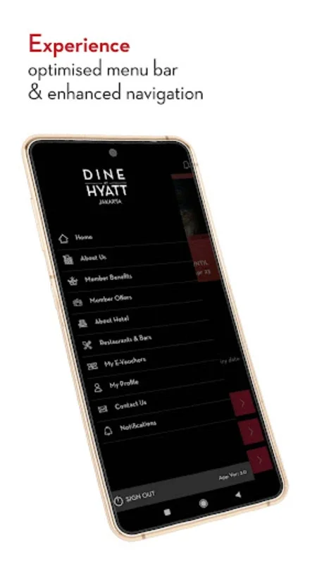 Dine at Hyatt Jakarta for Android - Exclusive Dining Benefits